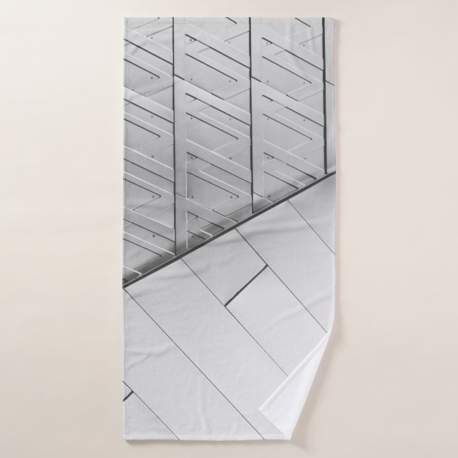 Photo en niveaux de gris du sol (Serviette de bain)