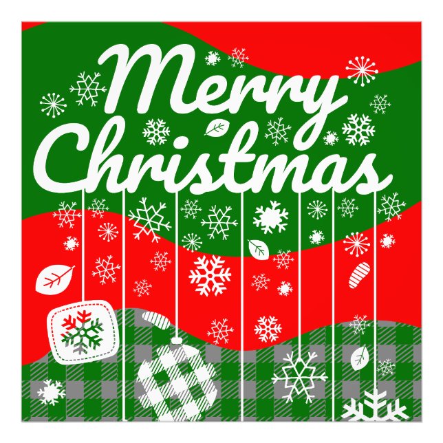 Photo Enlargement -Merry Christmas (Devant)