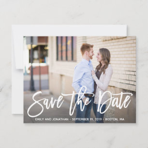 Photo Enregistrer la carte Date Horizontal, Script