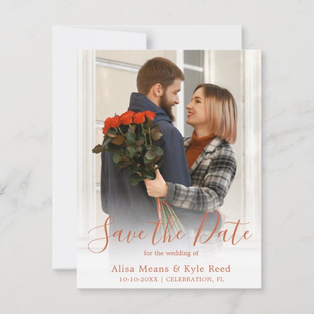 Photo Enregistrer l'annonce de la date (Devant)