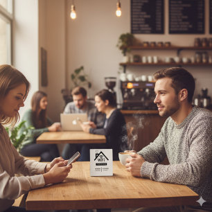 Photo Est sur la maison Wifi Mot de passe plaque