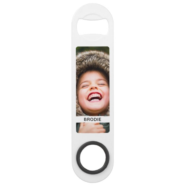 Photo et nom 2 Photo Bottle Opener (Devant)