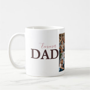 Photo et nom de l’enfant - Mug papa personnalisé