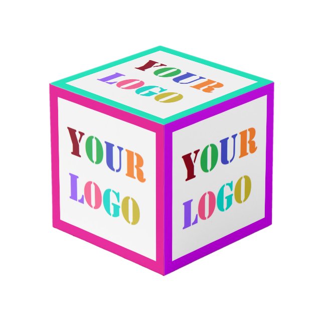 Photo Exemple de cube promotionnel pour entreprise avec  (Angle devant)