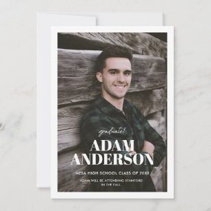 Photo Faire-part d'études secondaires