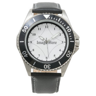 Photo faite sur commande, montre de l'acier