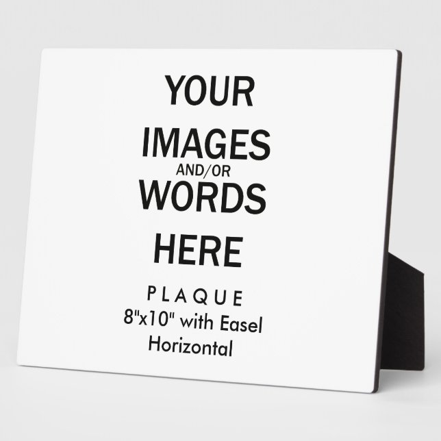 Photo Faites-le vous-même - Plaque 8x10 avec Eau (Côté)