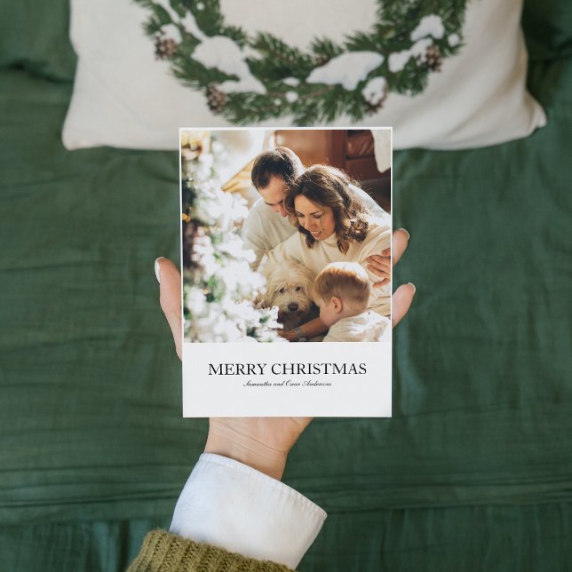 Photo Familiale Moderne Et Joyeux Noël (Créateur téléchargé)