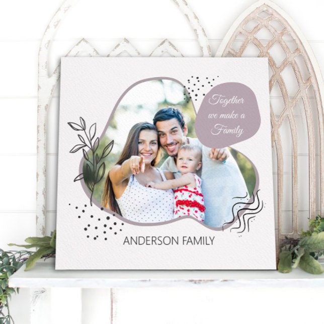 Photo FAMILLE Boho moderne Prin Toile contemporain (Créateur téléchargé)