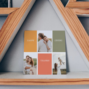 Photo Family Collage moderne Happy Thanksgiving