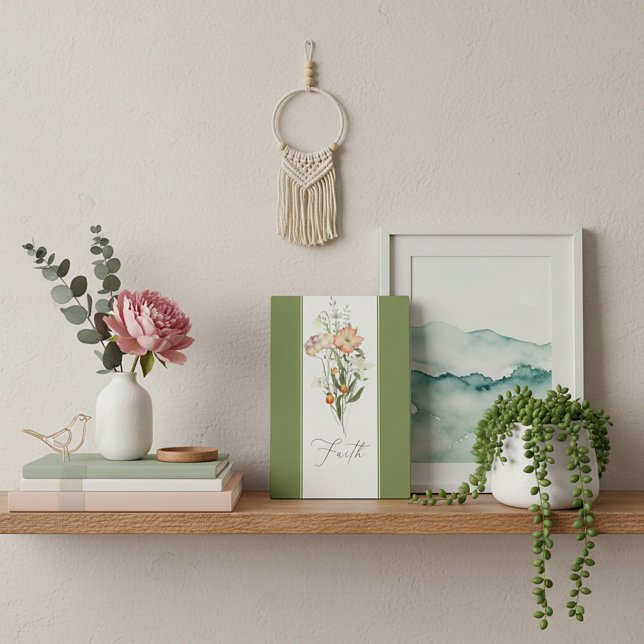 Photo Fleur Sauvage Foi  Plaque (Créateur téléchargé)