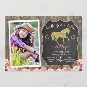 Invitations De Cheval Anniversaires Zazzle Fr