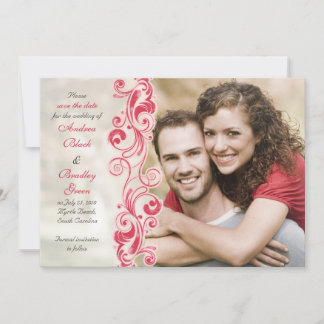 Photo florale rouge et rose Enregistrer la carte D