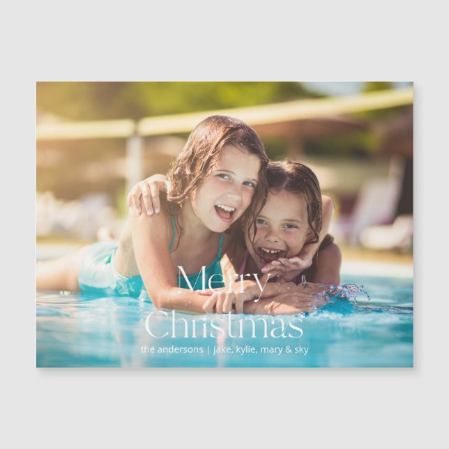 Photo Font moderne Noël (Devant)