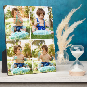 Photo Gâteau de premier anniversaire personnalisé Plaque