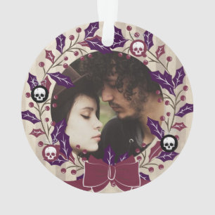 Photo gothique de guirlande de Noël