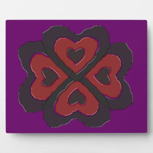 Photo Gothique Melting Love Heart Plaque