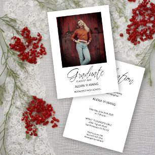 Photo Grad Whimsical Moderne Calligraphie Graduati