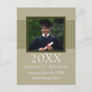 Photo Graduation Invitations Couleur claire