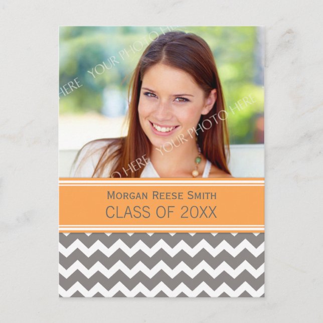 Photo Graduation Party Invitation Carte postale Ch (Devant)