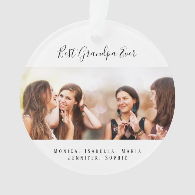 Photo grand-père petits-enfants (devant)