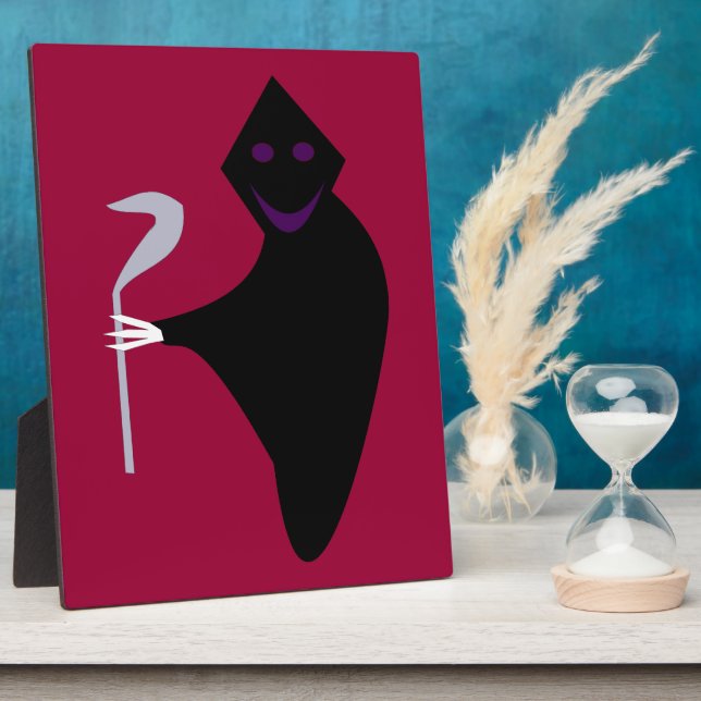 Photo Grim Reaper Halloween Plaque (Côté)