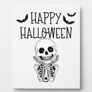 Photo Happy Halloween Plaque de table avec chevalet