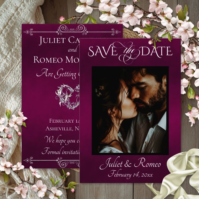 Photo & Heart Save the Date sur Plum (Créateur téléchargé)