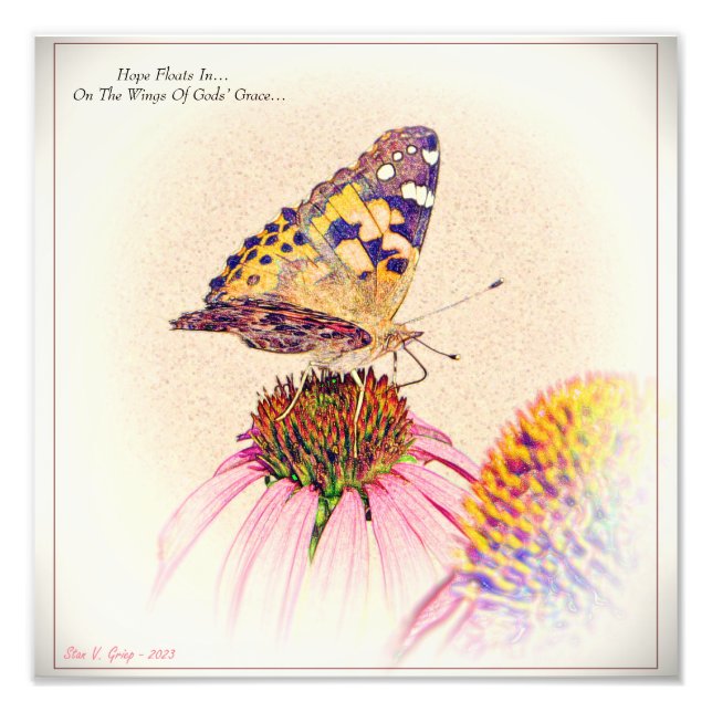 Photo Hope Flotte... Impression artistique inspirante (Devant)