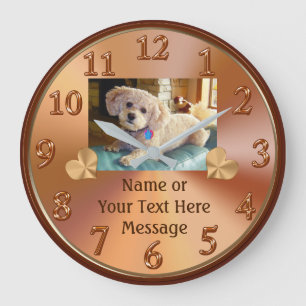 Photo Horloge avec votre animal de compagnie ou de