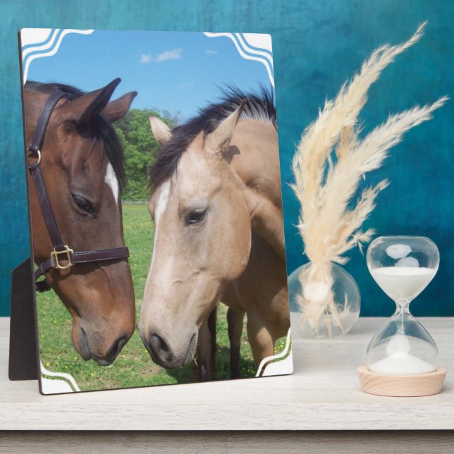 Photo Horse Romance Plaque (Côté)