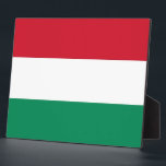 Photo Hungarian Flag Plaque<br><div class="desc">Awesome Plaque with Flag of Hungary. This product its customizable.</div>
