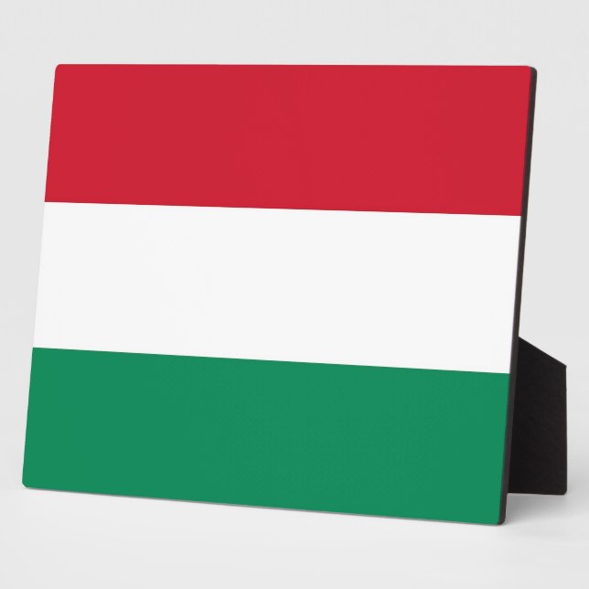 Photo Hungarian Flag Plaque (Côté)