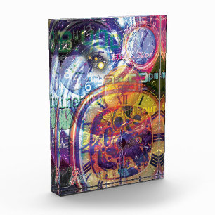 Photo Illustration couleur Tick Tock Bloc Acrylique