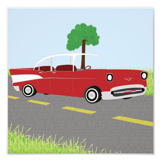 Photo Impression '57 Bel Air 12x12 (Devant)