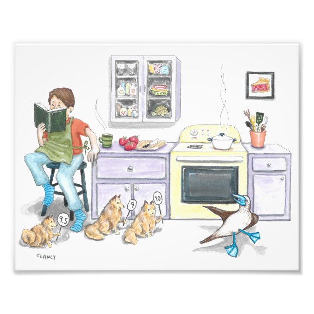 Photo Impression d'art de la danse de cuisine (Devant)