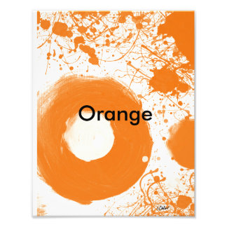 Photo Impression d'art orange
