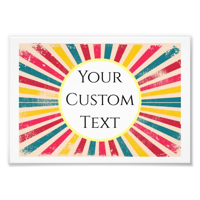 Photo Impression d'art personnalisée (Devant)