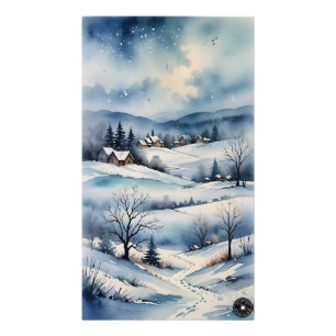 Photo Impression de campagne hivernale