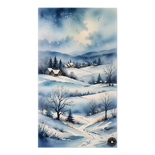 Photo Impression de campagne hivernale (Devant)