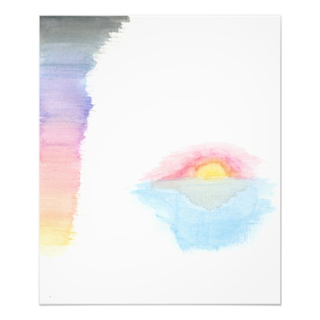 Photo Impression de coucher de soleil (Devant)