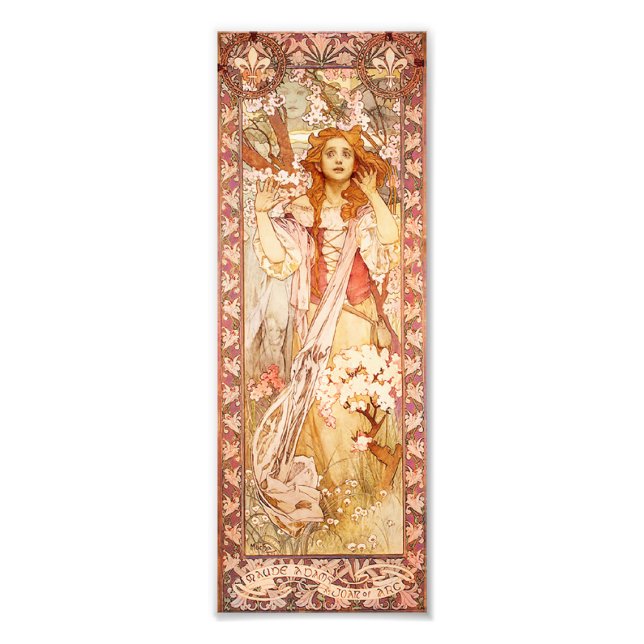 Photo Impression de Jeanne d'Arc d'Alphonse Mucha (Devant)