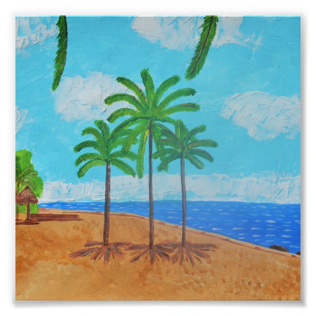 Photo Impression de la scène tropicale (Devant)