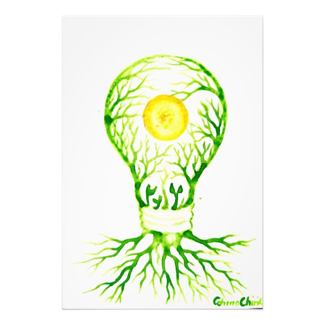 Photo Impression de l'affiche de l'énergie verte (Devant)
