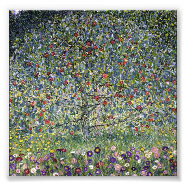 Photo Impression de l'arbre de pomme Gustav Klimt (Devant)