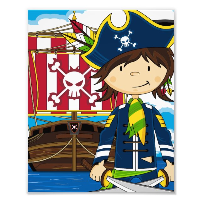 Photo Impression de photos de pirates et de navires mign (Devant)