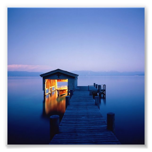 Photo Impression du coucher de soleil sur le lac Tahoe (Devant)