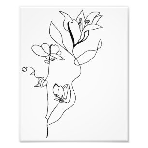 Photo Impression florale simple