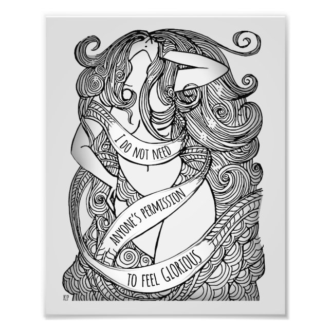 Photo Impression glorieuse moyenne en gris (Devant)