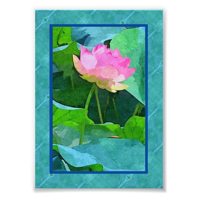 Photo Impression KODAK - Lotus rose Abstrait (Devant)